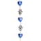 12 Pack: Blue & Silver Hand of Peace Charms by Bead Landing™